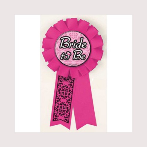 "Bride To Be" Award Ribbon-Bachelorette By Unique