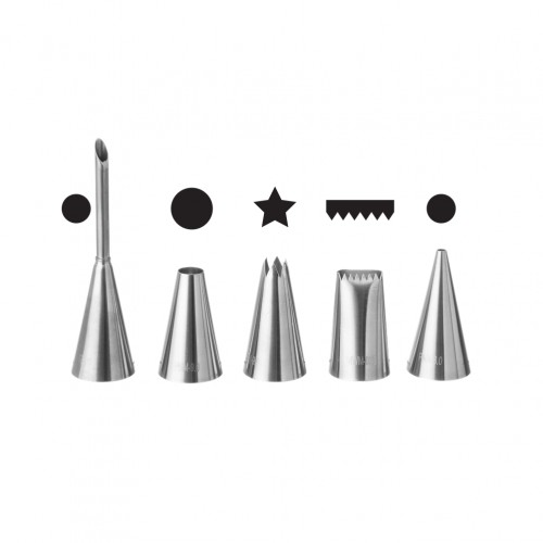 Σετ Με Μύτες Κορνέ - Πέντε Βασικά Σχέδια