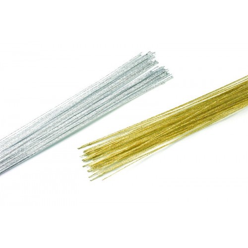 Σύρματα για Λουλούδια Σαμπανιζέ Χρυσό Νο.24