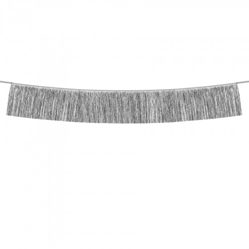 Γιρλάντα Με Ασημί Κρόσια-PartyDeco