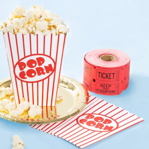 Ρολό Εισιτηρίων Για Παιδικό Πάρτυ Τσίρκο Σε Τρία Χρώματα