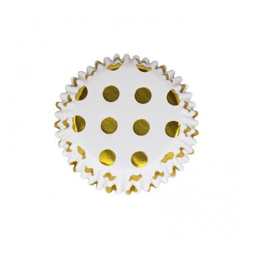 Πουά Χρυσά Καραμελόχαρτα Αλουμινίου PME 30pcs