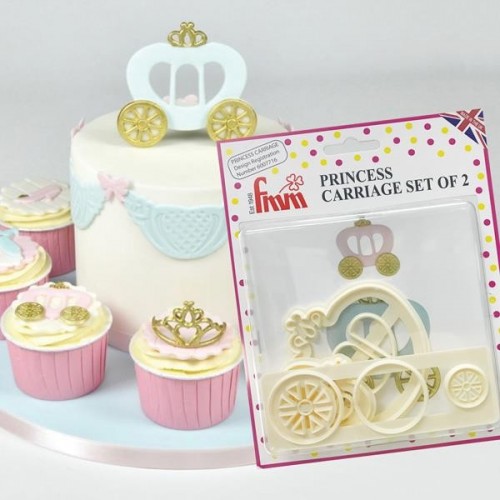 Σετ Κουπ πατ Tappit Ζαχαρόπαστας Άμαξα Πριγκίπισσας 2pcs FMM