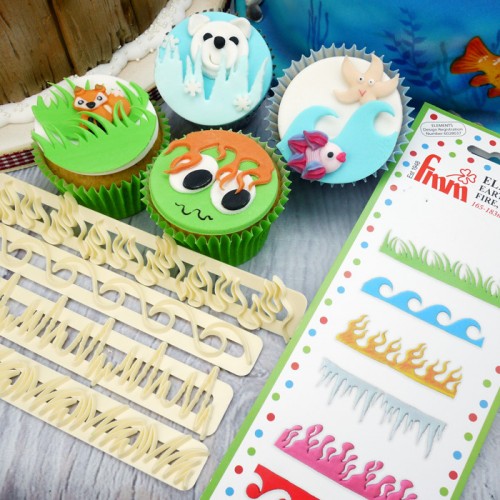 Κουπ Πατ Σετ Tappit Στοιχεία της Φύσης - Γη Αέρας Φωτιά Πάγος FMM