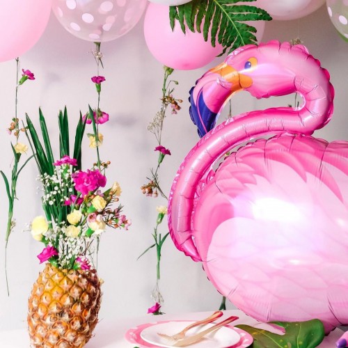 Μεταλλικό Μπαλόνι Φλαμίνγκο