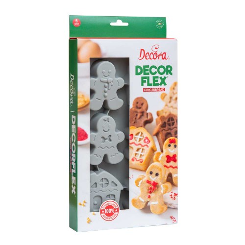 Φόρμα Gingerbread-Σιλικόνη Ψησίματος Decora