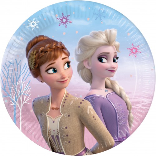 Χάρτινα Πιάτα Γλυκού Frozen