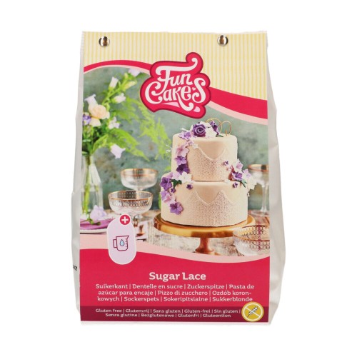 Λευκή Σκόνη Δαντέλας Fun Cakes 400gr 