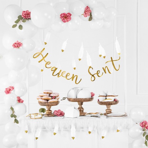 Γιρλάντα Με Φτερά Garland Feathers PartyDeco