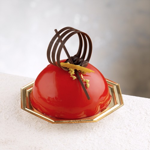 Γλάσο Καθρέπτης Με Χρώμα Και Γεύση Φράουλα - Strawberry Mirror Glaze