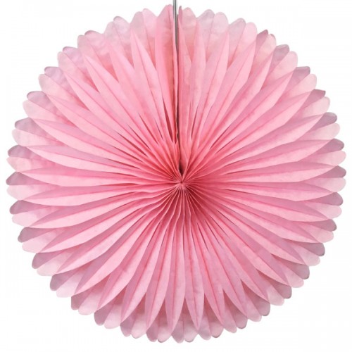 abcJoy ροζ Χάρτινη Βεντάλια 