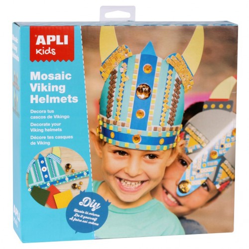 Παιδικά Κράνη Βίκινγκς - Κατασκευές Με Αυτοκόλλητα Και Πετράδια