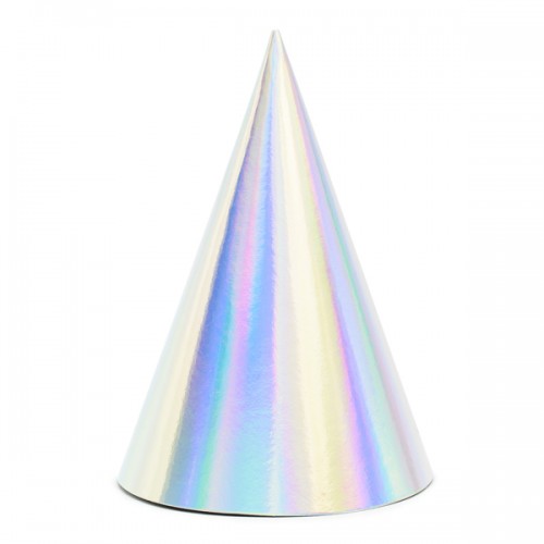 Χάρτινα Καπέλα Ιριδίζοντα PartyDeco 