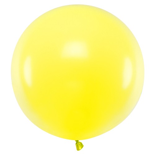 Jumbo Στρογγυλό Μπαλόνι Κίτρινο PartyDeco