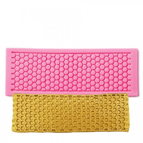 Καλούπι Σιλικόνης Κερήθρα Honeycomb Για Ζαχαρόπαστα & Δαντέλα N.Y.Cake