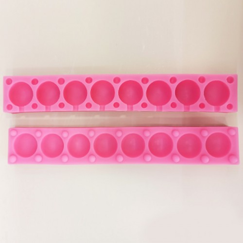 Καλούπι Σιλικόνης Για Cake Pops/Γλειφιτζούρια 8pcs 