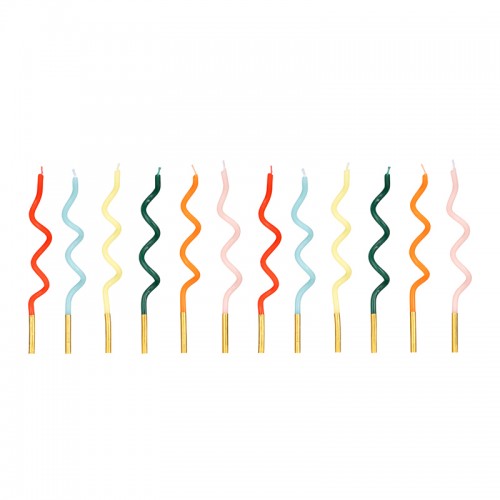 Πολύχρωμα Κεριά Τούρτας Γενεθλίων