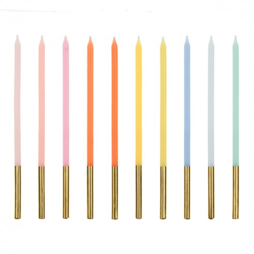 Κεριά Τούρτας Γενεθλίων Ουράνιο Τόξο PartyDeco