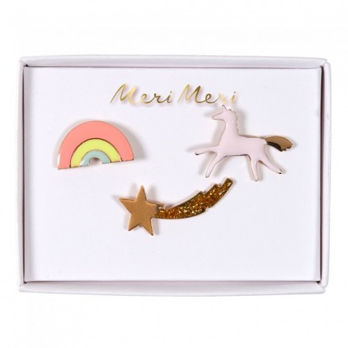 Καρφίτσες Μαγικός Μονόκερος - Pins Unicorn Meri Meri