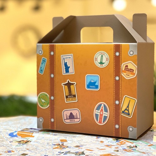 Αυτοκόλλητο Βαλίτσα Για Lunch Box & Συσκευασίες  