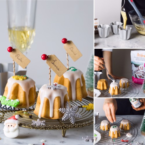 Σετ 3 Φόρμες Ψησίματος Pandoro & Χριστουγεννιάτικου Κέικ 70gr