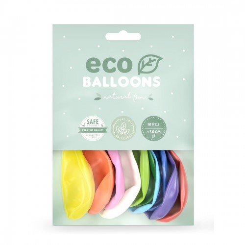 Οικολογικά Μπαλόνια Χρωματιστά 10pcs