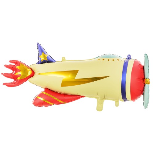 Μεταλλικό Μπαλόνι Αεροπλάνο Party Deco