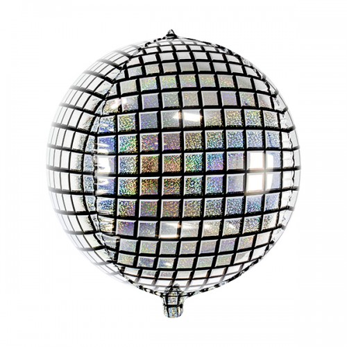 Μεταλλικό Μπαλόνι Ντισκομπάλα - Disco Ball Party Deco