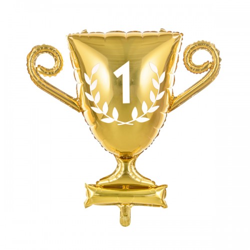 Μεταλλικό Μπαλόνι Χρυσό Κύπελλο - PartyDeco