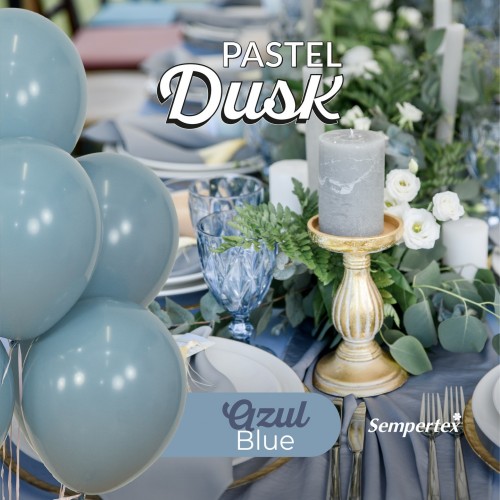Dusk Μπλε Παστέλ Μπαλόνια Pastel Dusk Blue 5pcs