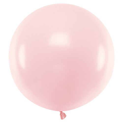 Jumbo Στρογγυλό Μπαλόνι Παστέλ Ροζ PartyDeco