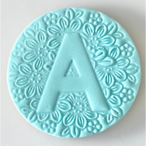 Στάμπα Ελληνικό Μονόγραμμα Με Λουλούδια CBS