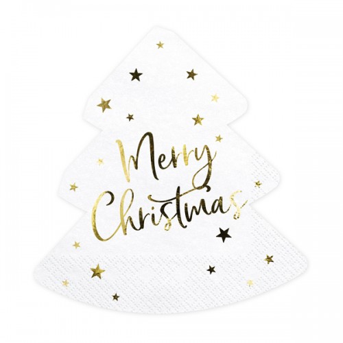 Χαρτοπετσέτες Χριστουγεννιάτικο Δέντρο Merry Christmas PartyDeco