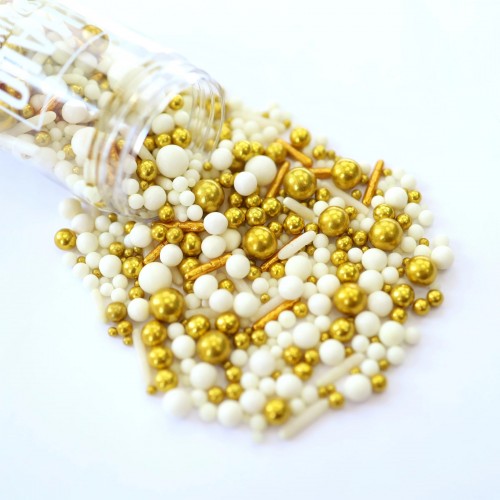 Halo Sprinkles Luxury Blends Χρυσό Λευκό 125g