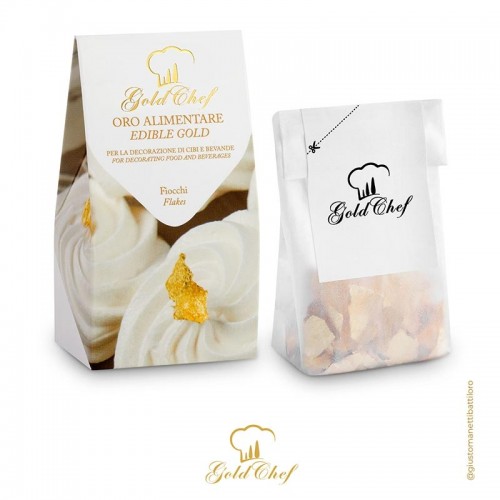 Νιφάδες Βρώσιμου Χρυσού 23KT- 40MG