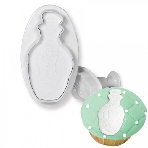 Σετ Κουπ πατ Με Έμβολο Χιονάνθρωπος - Snowman Plunger N.Y. Cake