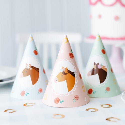 Χάρτινα Καπέλα  Άλογο & Ιππασία PartyDeco