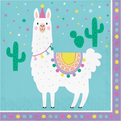 Χαρτοπετσέτες Λάμα  Llama Party