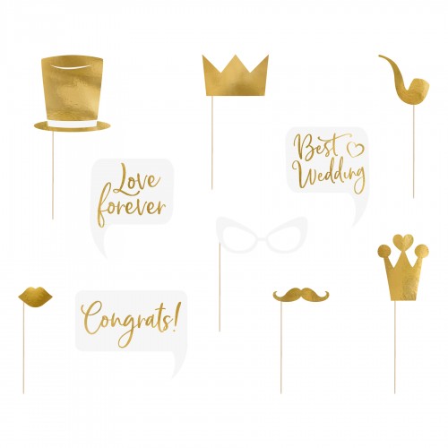 Αξεσουάρ Φωτογράφισης Γάμου-Photo Booth Wedding Props PartyDeco