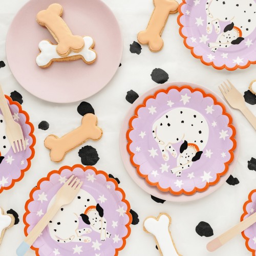 Χάρτινα Πιάτα Σκυλάκι Δαλματίας