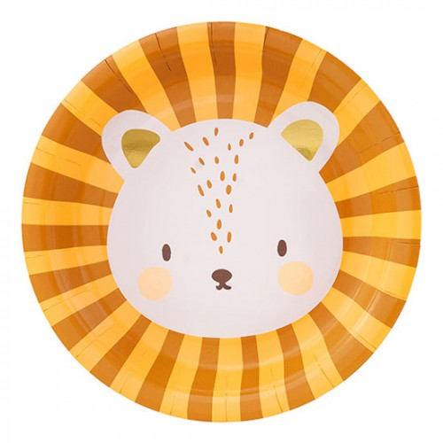 Χάρτινα Πιάτα Λιοντάρι