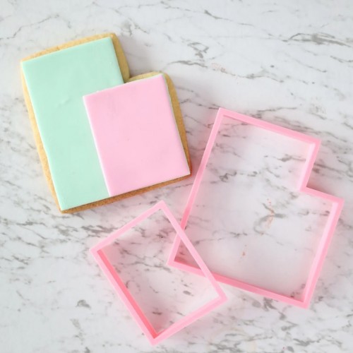 Σετ Κουπ πατ Διπλό Ορθογώνιο Multi Cutter