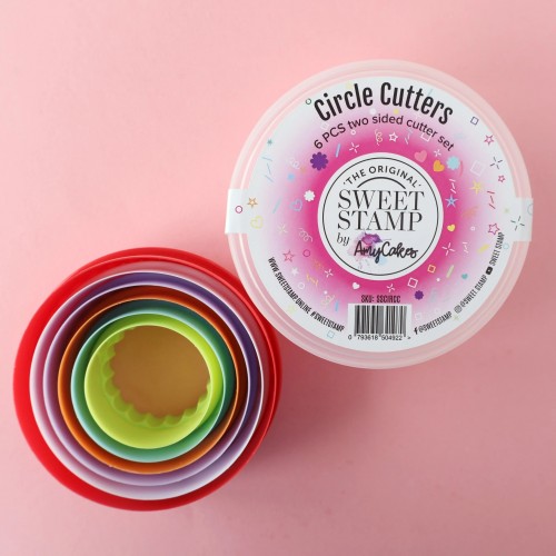 Σετ Πλαστικά Κουπ πατ Κύκλος Δύο Όψεις