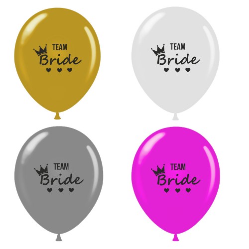 Μπαλόνια Team Bride 15pcs