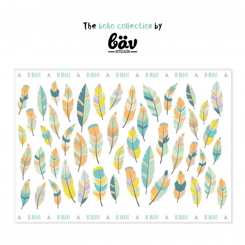 Χάρτινα Σουπλά-Boho Indian Style-Boy Collection-βαν ντιζάιν(12pcs)