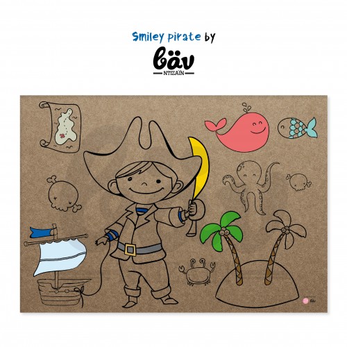 Χάρτινα Σουπλά Ζωγραφικής Κραφτ-Πειρατής Βαν Ντιζάιν