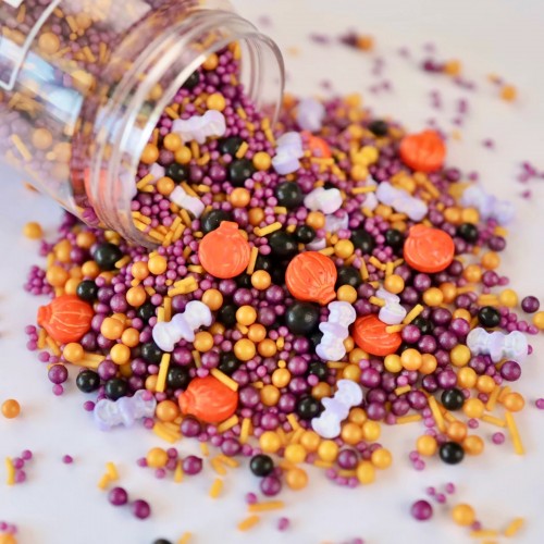 Κολοκύθες & Νυχτερίδες Halloween Mix Luxury Blends HALO SPRINKLES 125g