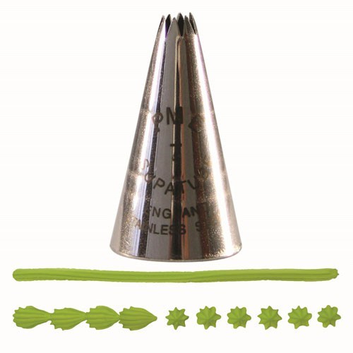 INOX PME Μύτη Κορνέ Μικρό Ανοιχτό Αστέρι Νο.7