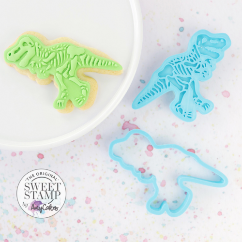 Σετ Στάμπα Κουπ Πατ Δεινόσαυρος T-Rex 3D Embossers Sweet Stamp