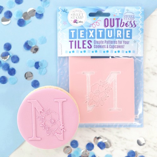 Στάμπα Floral Μονόγραμμα Ν-Outboss By SweetStamp